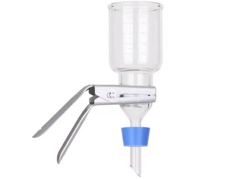 300ml 玻璃過濾漏斗 磨砂玻璃支撐層